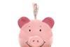 Piggy bank full of money