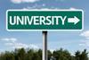 Signpost to university