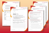 Screenshot images of teacher notes and student assessment sheet