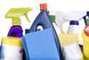 Image of cleaning products in a basket