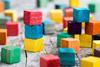 Multicoloured building blocks