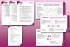 Example pages and slides from the key terms and accessible glossary resources plus teacher notes