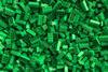 Large pile of green lego bricks