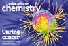 Cover image from Education in chemistry, illustration of cancer DNA with the title Curing cancer
