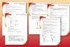 A preview showing a selection of the resource pages available in this resource, on a red and orange background
