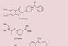 Structures: (1) aricept (2) exelon (3) reminyl (4) tacrine (5) huperzine A