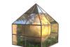 The globe inside a greenhouse