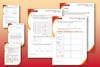 A preview showing a selection of the teacher notes and student sheets that make up this resource, on a red and orange background