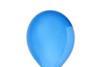 A blue helium balloon