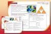 A preview showing the teacher notes and student sheets included in this resource, on a red and orange background