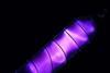 Nitrogen - a glow is given off by ionized nitrogen in a gas discharge tube
