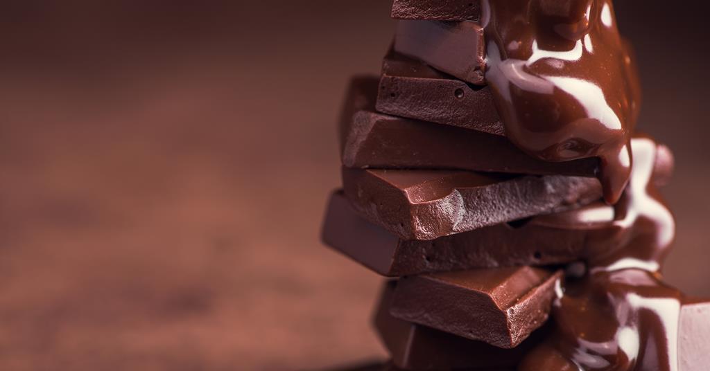 melted chocolate bar in the sun