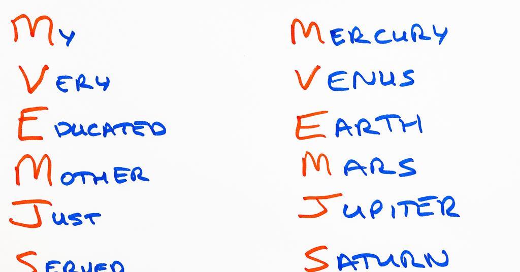 Mnemonics For Chemistry Students Ideas Rsc Education