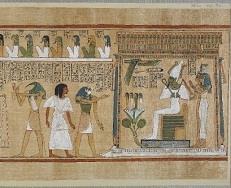 What skin color were egyptian?