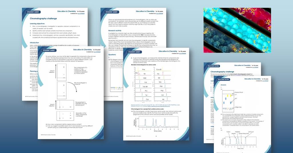 Chromatography challenge 1618 years Resource RSC Education