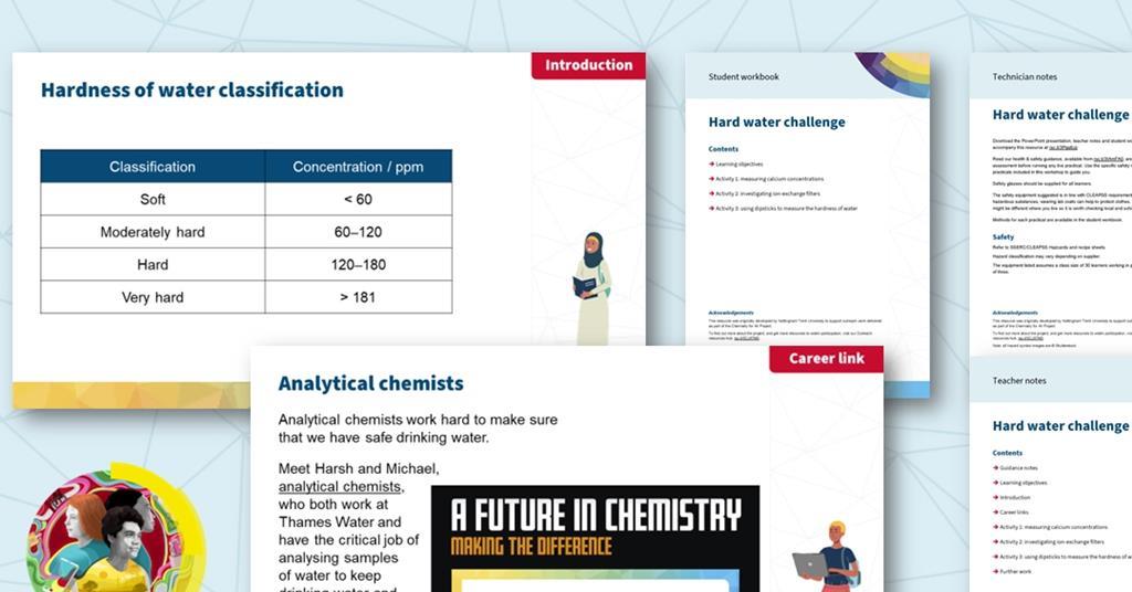 Hard water challenge | Chemistry for All project | 14–16 years ...