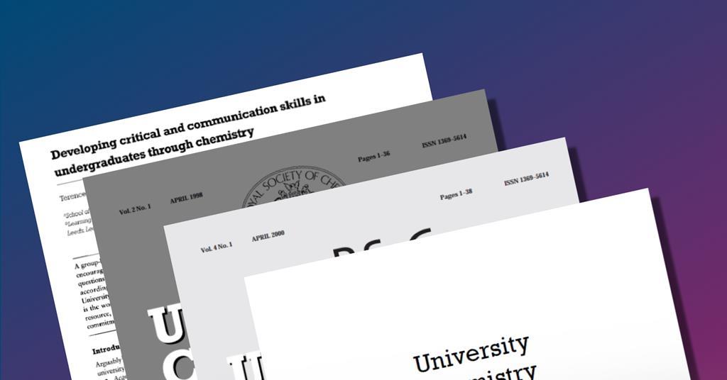 University Chemistry Education Journal archive RSC Education