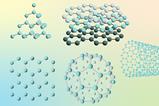 The molecular structures of diamond, graphite, graphene, fullerene and a nanotube