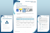 Example pages from the preparation worksheet, student sheet and teacher notes that make up this resource
