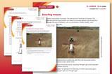 Screenshot images of teacher notes and student sheet