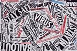 A collection of newspaper headlines from 2020 during the Covid virus outbreak