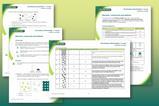 A preview showing a selection of the resource pages available in this resource on a green background on a red and orange background
