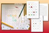 Atoms, molecules and ions 4-in-a-row index image
