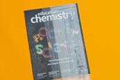 An image showing the September issue of Education in Chemistry in its compostable packaging