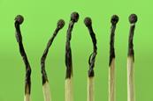 Burnt out matches
