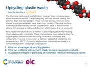 Preview image of starter slide on recyling and reducing waste