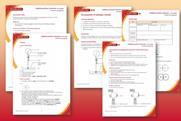 A preview showing a selection of the resource pages available in this resource, on a red and orange background