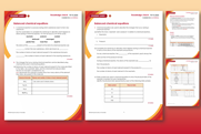 Example pages from the worksheets at both foundation and higher level, plus teacher notes