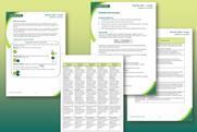 Example pages from the worksheet and teacher notes that make up this resource including cut-out structure strips