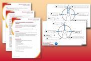 A collection of screenshots showing teacher and technician notes and integrated instructions
