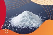 A pile of white salt