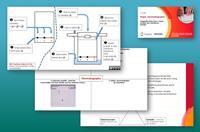 Preview of the Paper chromatography slides on a blue-green background