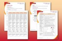 Preview of the covalent bonding structure strips on a red-orange background