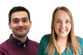 Ross Christodoulou and Emma Lumb
