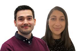 Ross Christodoulou and Jaya Tamber