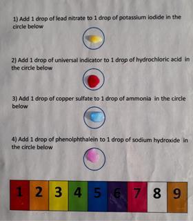 Microscale chemical changes