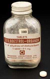 Stilboestrol tablets - in use widely from the 1940s to the 1980s