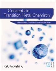 Cover of Concepts in transition metal chemistry