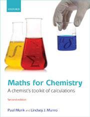 cover of Maths for chemistry: A chemist's toolkit of calculations