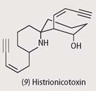 Structure of histrionicotoxin