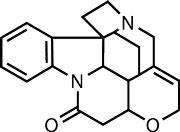 Structure of strychnine