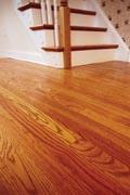 A shining wood floor
