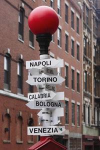 Signs to European cities