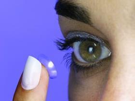 Using a modern contact lens