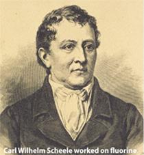 Carl Wilhelm Scheele worked on flourine