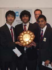 The winners from Loughborough Grammar School